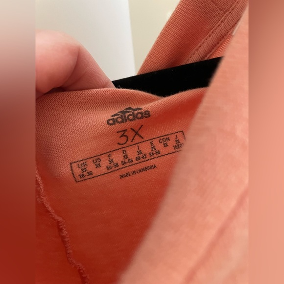 NWOT Adidas cropped tee 3x - Picture 2 of 4